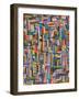 Patterned Shapes-Nikki Galapon-Framed Art Print