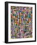 Patterned Shapes-Nikki Galapon-Framed Art Print