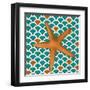 Patterned Shell II-Elizabeth Medley-Framed Art Print