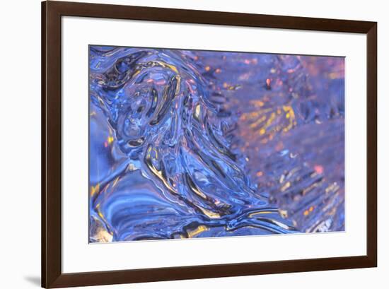 Patterns and textures of ice blocks near Fairbanks, Alaska, USA-Stuart Westmorland-Framed Premium Photographic Print