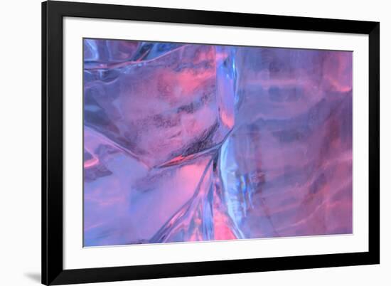 Patterns and textures of ice blocks near Fairbanks, Alaska, USA-Stuart Westmorland-Framed Premium Photographic Print