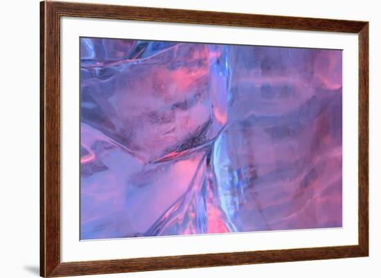 Patterns and textures of ice blocks near Fairbanks, Alaska, USA-Stuart Westmorland-Framed Premium Photographic Print