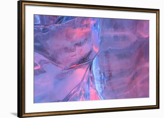 Patterns and textures of ice blocks near Fairbanks, Alaska, USA-Stuart Westmorland-Framed Premium Photographic Print
