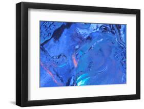 Patterns and textures of ice blocks near Fairbanks, Alaska, USA-Stuart Westmorland-Framed Photographic Print