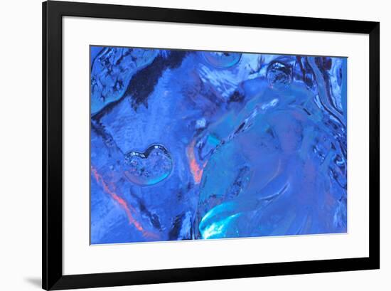 Patterns and textures of ice blocks near Fairbanks, Alaska, USA-Stuart Westmorland-Framed Premium Photographic Print