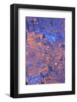 Patterns and textures of ice blocks near Fairbanks, Alaska, USA-Stuart Westmorland-Framed Photographic Print