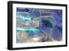 Patterns and textures of ice blocks near Fairbanks, Alaska, USA-Stuart Westmorland-Framed Photographic Print