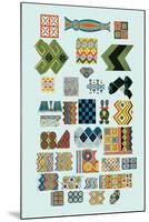 Patterns from Egyptian Ceilings-J. Gardner Wilkinson-Mounted Art Print