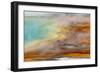 Patterns in bacterial mat around Grand Prismatic spring, Midway Geyser Basin, Yellowstone NP, WY-Adam Jones-Framed Photographic Print