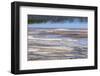 Patterns in bacterial mat around Grand Prismatic spring, Midway Geyser Basin, Yellowstone NP, WY-Adam Jones-Framed Photographic Print