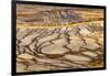 Patterns in bacterial mat around Grand Prismatic spring, Midway Geyser Basin, Yellowstone NP, WY-Adam Jones-Framed Photographic Print