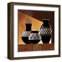 Patterns in Ebony II-Keith Mallett-Framed Giclee Print