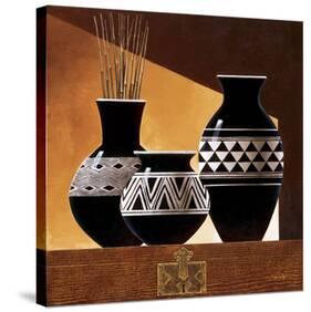 Patterns in Ebony II-Keith Mallett-Stretched Canvas