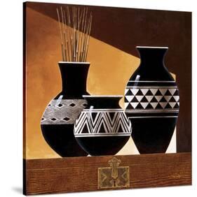 Patterns in Ebony II-Keith Mallett-Stretched Canvas