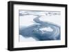 Patterns in Shore Fast Ice, Lancaster Sound, Nunavut, Canada, North America-Michael-Framed Photographic Print