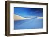 Patterns in Snow Covered Wheat Fields-Terry Eggers-Framed Photographic Print