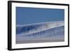 Patterns in Snow Covered Wheat Fields-Terry Eggers-Framed Photographic Print