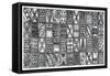 Patterns of the Amazon I BW-Kathrine Lovell-Framed Stretched Canvas