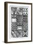 Patterns Of The Amazon IV BW-Kathrine Lovell-Framed Art Print