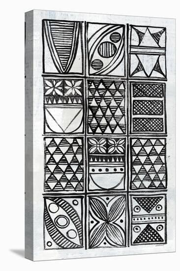 Patterns Of The Amazon IV BW-Kathrine Lovell-Stretched Canvas