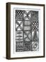 Patterns Of The Amazon V BW-Kathrine Lovell-Framed Art Print