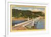 Patterson Bridge over Rogue River, Oregon-null-Framed Art Print