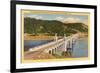 Patterson Bridge over Rogue River, Oregon-null-Framed Art Print