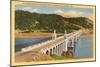 Patterson Bridge over Rogue River, Oregon-null-Mounted Art Print