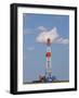 Patterson Uti Oil Drilling Rig Along Highway 200 West of Killdeer, North Dakota, USA-David R. Frazier-Framed Photographic Print