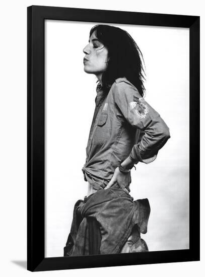 Patti Smith-Amsterdam 1976-null-Framed Poster