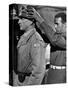 "Patton" by Franklin Schaffner with George C. Scott, 1970 (b/w photo)-null-Stretched Canvas