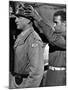 "Patton" by Franklin Schaffner with George C. Scott, 1970 (b/w photo)-null-Mounted Photo