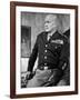 "Patton" by Franklin Schaffner with George C. Scott, 1970 (b/w photo)-null-Framed Photo