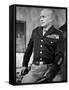 "Patton" by Franklin Schaffner with George C. Scott, 1970 (b/w photo)-null-Framed Stretched Canvas