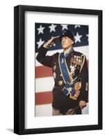 "Patton" by Franklin Schaffner with George C. Scott, 1970 (photo)-null-Framed Photo