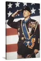 "Patton" by Franklin Schaffner with George C. Scott, 1970 (photo)-null-Stretched Canvas