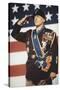 "Patton" by Franklin Schaffner with George C. Scott, 1970 (photo)-null-Stretched Canvas