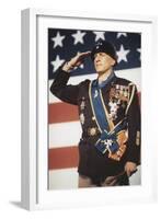 "Patton" by Franklin Schaffner with George C. Scott, 1970 (photo)-null-Framed Photo