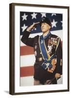 "Patton" by Franklin Schaffner with George C. Scott, 1970 (photo)-null-Framed Photo