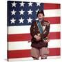 "Patton" by Franklin Schaffner with George C. Scott, 1970 (photo)-null-Stretched Canvas