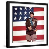 "Patton" by Franklin Schaffner with George C. Scott, 1970 (photo)-null-Framed Photo