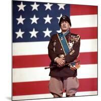 "Patton" by Franklin Schaffner with George C. Scott, 1970 (photo)-null-Mounted Photo