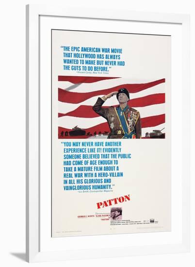 Patton, George C. Scott, 1970-null-Framed Art Print