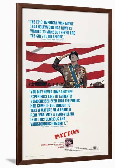 Patton, George C. Scott, 1970-null-Framed Art Print