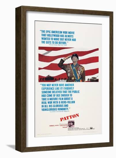 Patton, George C. Scott, 1970-null-Framed Art Print