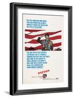 Patton, George C. Scott, 1970-null-Framed Art Print