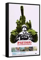 Patton-null-Framed Stretched Canvas