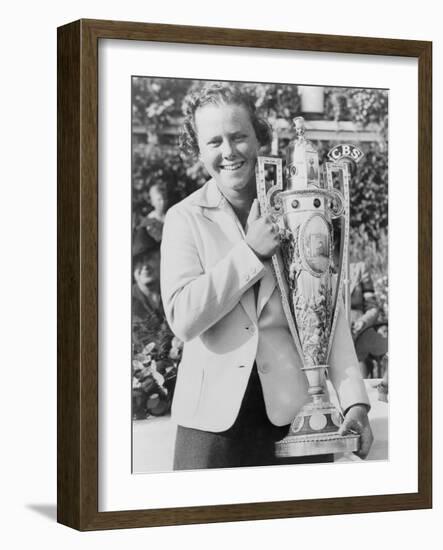Patty Berg after Winning the National Women's Golf Championship, Sept. 25, 1938-null-Framed Photo