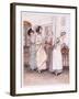 Patty Ushers in the Sisters, Willoughby and Miss Henrietta-Hugh Thomson-Framed Giclee Print