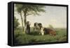 Paturage-Rosa Bonheur-Framed Stretched Canvas